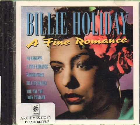 Holiday Billie-Fine Romance-CD Album