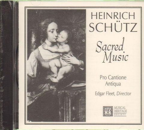 Heinrich Schutz-Sacred Music-CD Album-New