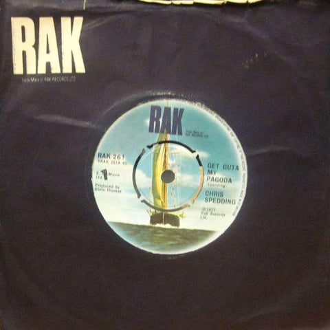 Chris Spedding-Get Outa My Pagoda-RAK-7" Vinyl