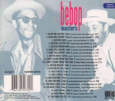 The Bebop Masters-Indigo-CD Album-New