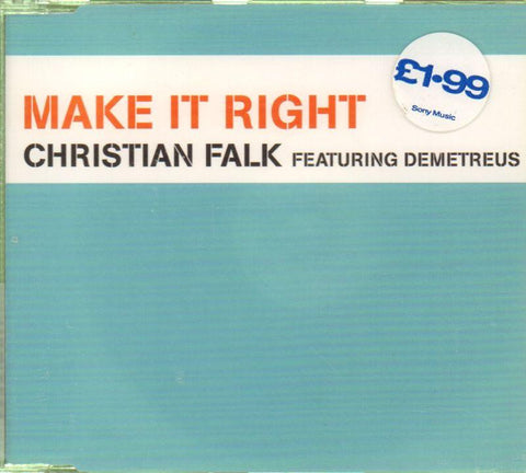 Christian Falk-Make It Right-CD Single