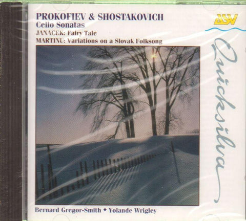 Gregor-Smith/Wrigley-Prokofiev & Shostakovich/ Cello Sonatas-CD Album-New