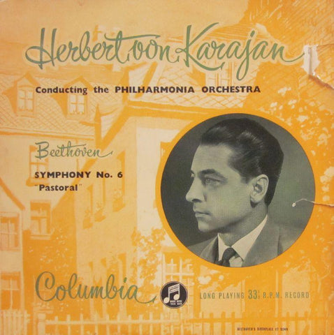 Beethoven/Karajan-Symphony No.6 Pastoral-Columbia-Vinyl LP