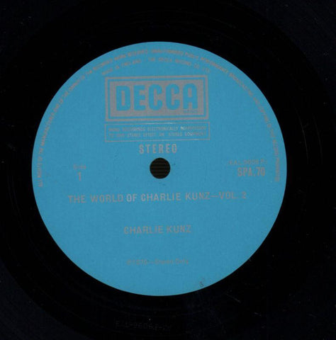 The World Of Charlie Kunz Vol.2-Decca-Vinyl LP-VG/VG
