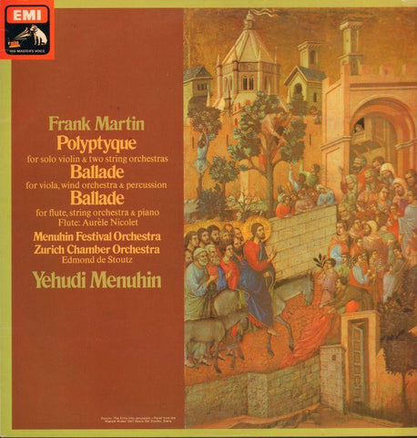Frank Martin-Polyptyque/Ballade Menhuin-HMV-Vinyl LP-VG+/NM