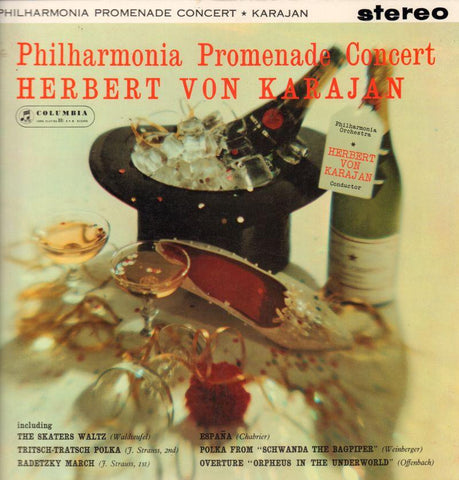 Herbert Von Karajan-Philharmonia Promenade Concert-Columbia-Vinyl LP