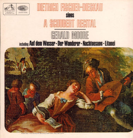 Dietrich Fischer-Dieskau-Sings A Schubert Recital-HMV-Vinyl LP
