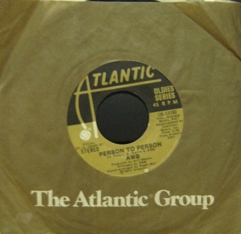 AWB-Person To Person-Atlantic-7" Vinyl