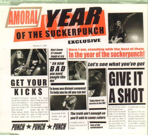Amoral-Year Of The Suckerpunch-CD Single