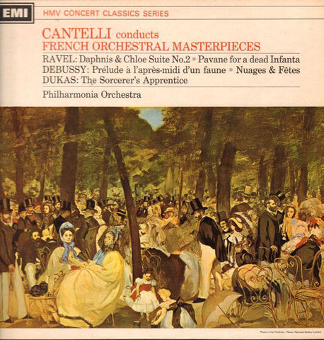 Cantelli-Conducts French Orchestra Masterpeices-EMI-Vinyl LP