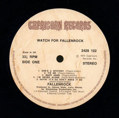 Watch For Fallenrock-Capricorn-Vinyl LP-VG+/VG