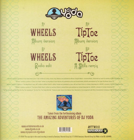 Wheels-Antidote-12" Vinyl-NM/NM