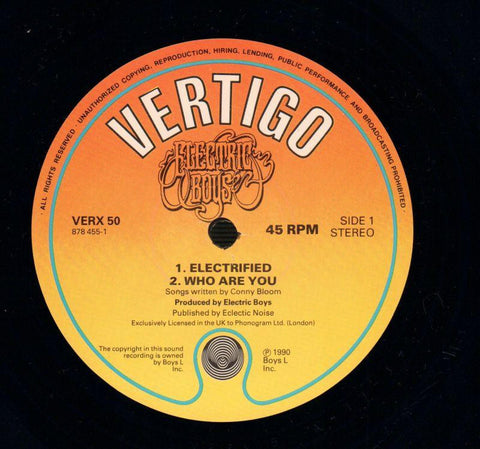 Electrified-Vertigo-12" Vinyl P/S-VG/VG