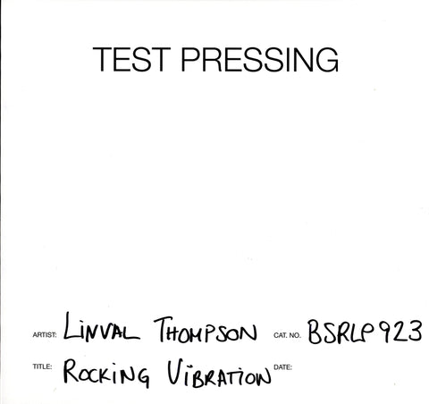 Rocking Vibration-Burning Sounds-Vinyl LP Test Pressing-M/M