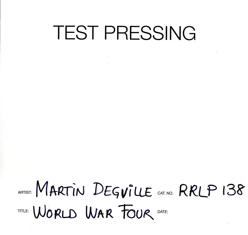 World War Four-Receiver-Vinyl LP Test Pressing-M/M