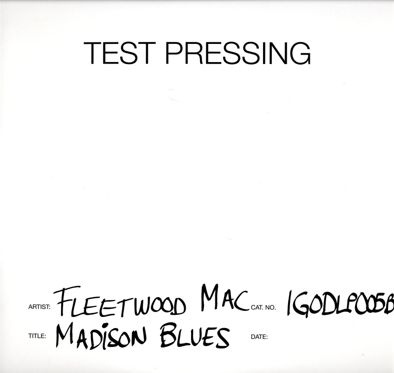 Madison Blues-Indigo-3x12" Vinyl LP Test Pressing-M/M