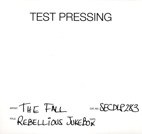 Rebellious Jukebox-Secret-3x12" Vinyl LP Test Pressing-M/M