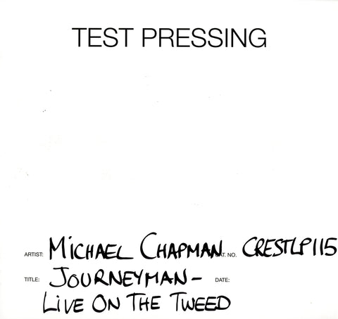 Journeyman - Live On The Tweed-Mooncrest-Vinyl LP Test Pressing-M/M