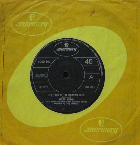 Faron Young-It's Four In The Morning-Mercury-7" Vinyl