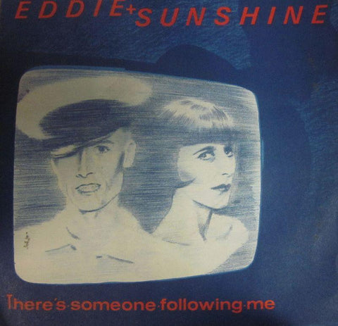Eddie & Sunshine-There's Someone Following Me-Survival-7" Vinyl