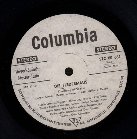 Strauss-Die Fledermaus-Columbia-Vinyl LP