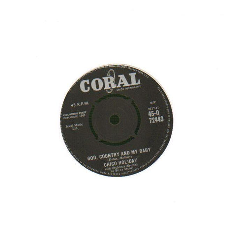God, Country & My Baby / Fools-Coral-7" Vinyl