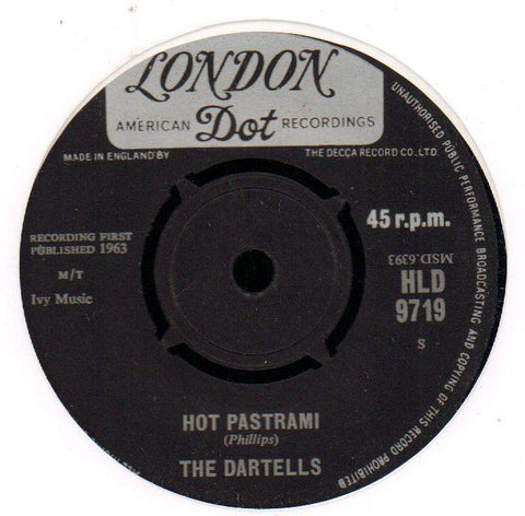 Hot Pastrami / Dartell Soup-London-7" Vinyl
