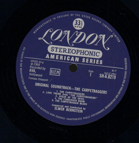 The Carpetbaggers-London-Vinyl LP-Ex/VG