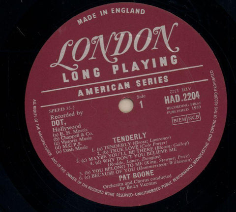 Tenderly-London-Vinyl LP-Ex/Ex