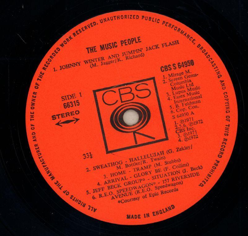 The Music People-CBS-3x12" Vinyl LP Gatefold-Ex/VG