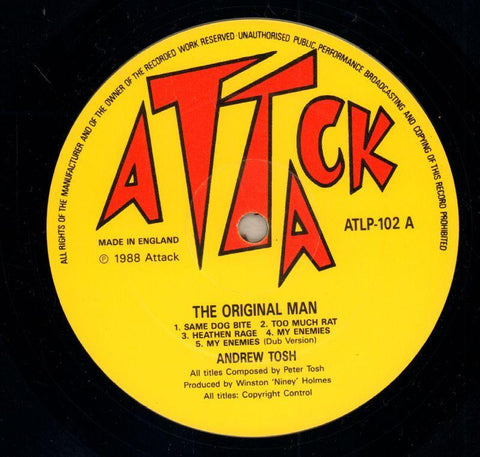 The Original Man-Attack-Vinyl LP-VG/Fair