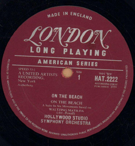 On The Beach-London-Vinyl LP-VG+/G+