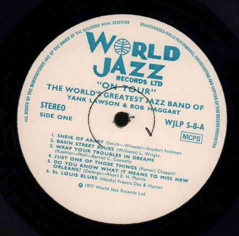 The World's Greatest Jazz Band On Tour-World Jazz-2x12" Vinyl LP Gatefold-Ex/Ex-
