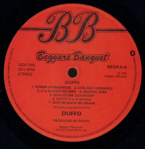 Duffo-Beggars Banquet-Vinyl LP-VG/Ex