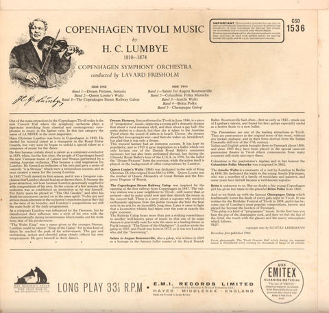 Copenhagen Tivoli Music-HMV-Vinyl LP-Ex-/Ex-