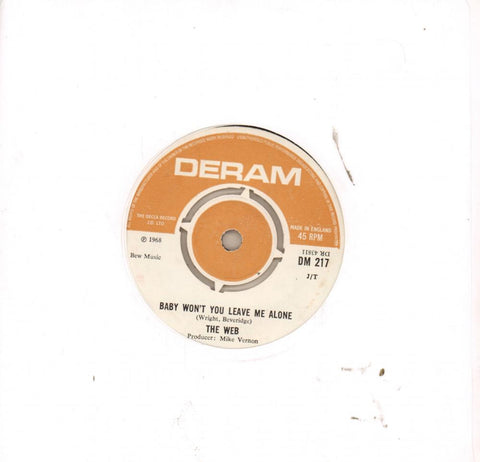 Baby Won't You Leave Me Alone-Deram-7" Vinyl