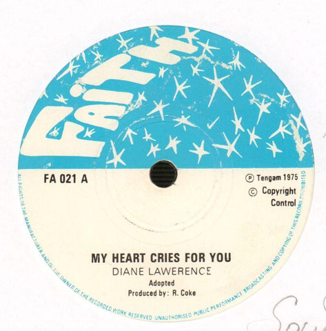 My Heart Cries For You / If I Could Hold You-Faith-7" Vinyl
