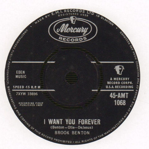 So Many Ways/ I Want You Forever-Mercury-7" Vinyl-Ex/VG+