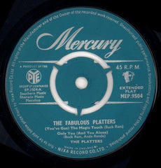 The Fabulous Platters EP-Mercury-7" Vinyl-VG/VG