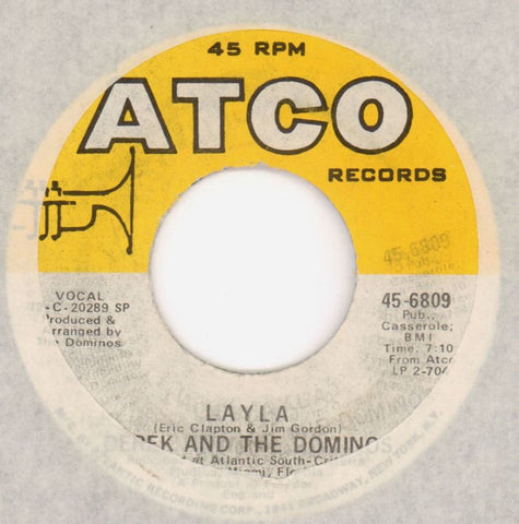 Layla/ I Am Yours-Atco-7" Vinyl