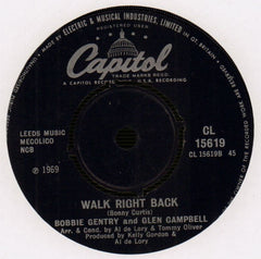All I Have To Do Is Dream/ Walk Right Back-Capitol-7" Vinyl-Ex/VG+