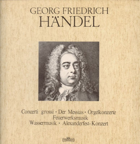 Concerti Grossi/ Der Messias/ Orgelkonzerte-Intercord-5x12" Vinyl LP Box Set