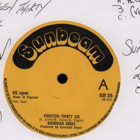 Eighteen Thirty Six/ I Want It-Sunbeam-7" Vinyl