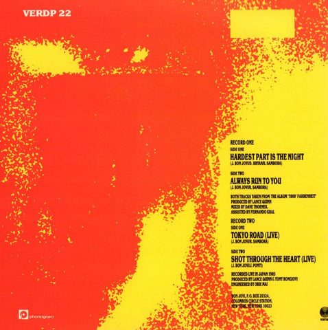 Hardest Part Is The Night-Vertigo-2x7" Vinyl Gatefold-Ex+/Ex+
