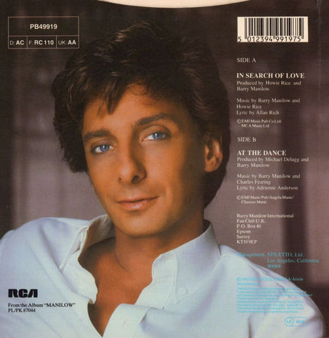 In Search Of Love-RCA-7" Vinyl-Ex/Ex