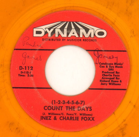 Count The Days/ A Stranger I Don't Know-Dynamo-7" Vinyl