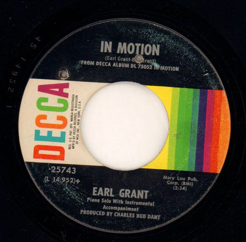 Bewitched/ In Motion-Decca-7" Vinyl-VG/G+