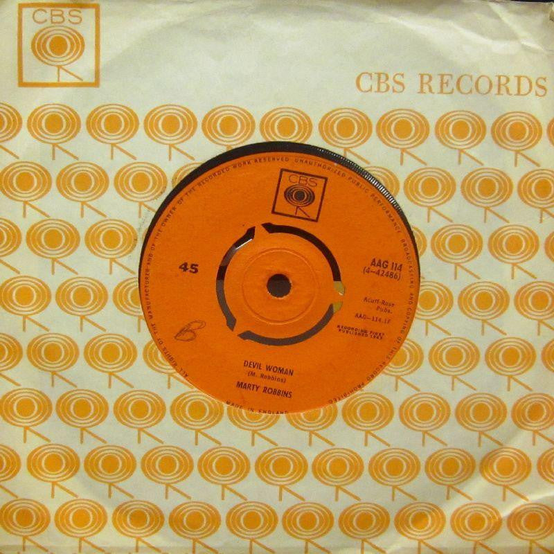 Marty Robbins-Devil Woman-CBS-7" Vinyl
