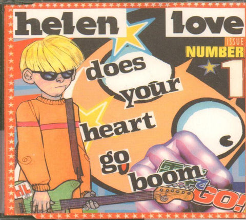 Helen Love-Does Your Heart Go Boom-CD Single-New