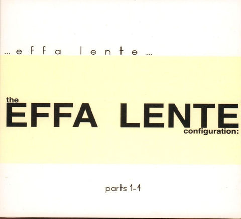 Effa Lente-Configuration-CD Album-New